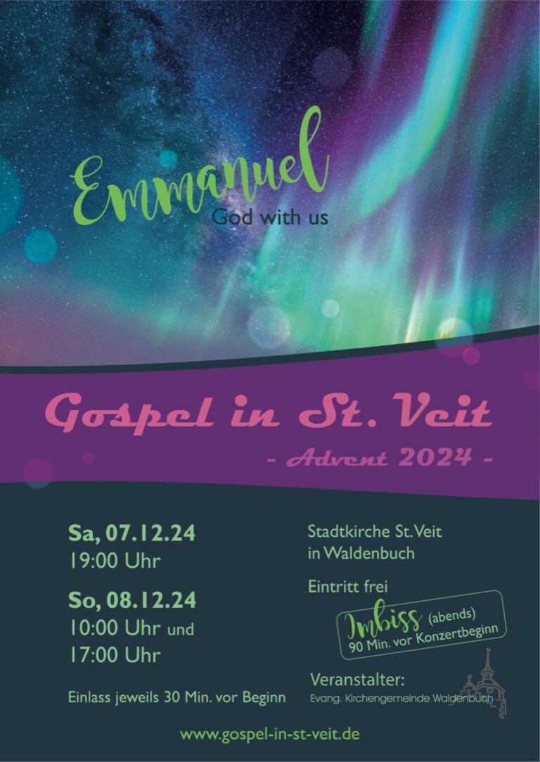 Advent 2024 – Emmanuel God with us