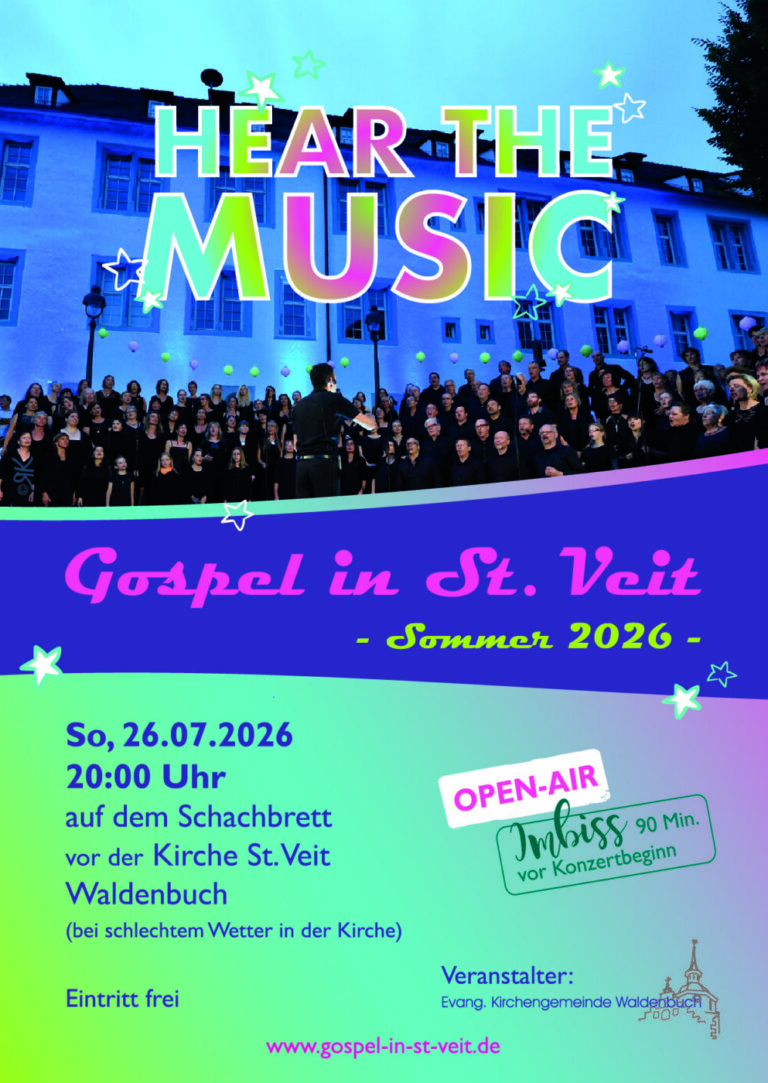 Open-Air-Konzert am 26. Juli