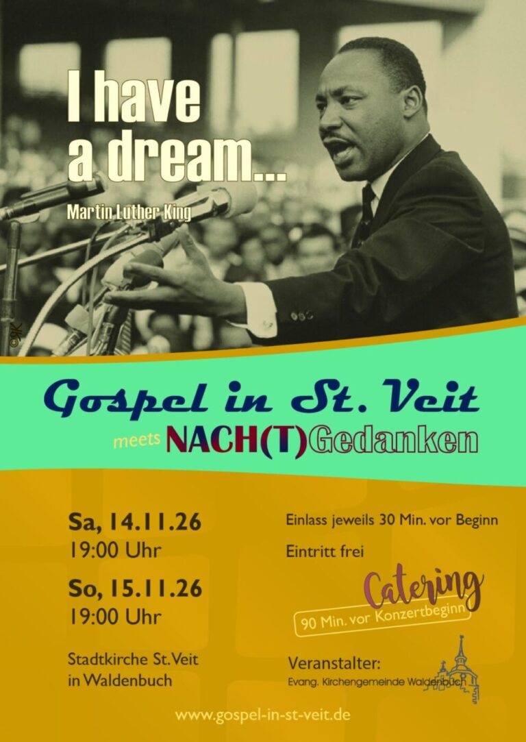 I have a dream – Gospel in St. Veit meets NACH(T) GEDANKEN.